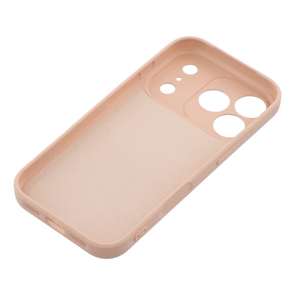 Silikonskydd till iPhone 18 Pro med ringhållare och rem Rosa