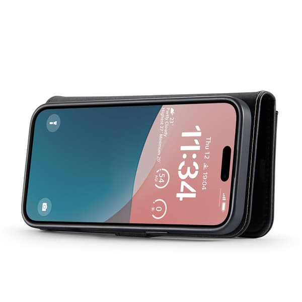 DG.MING 2-in-1 Magnet Wallet iPhone 17 Black
