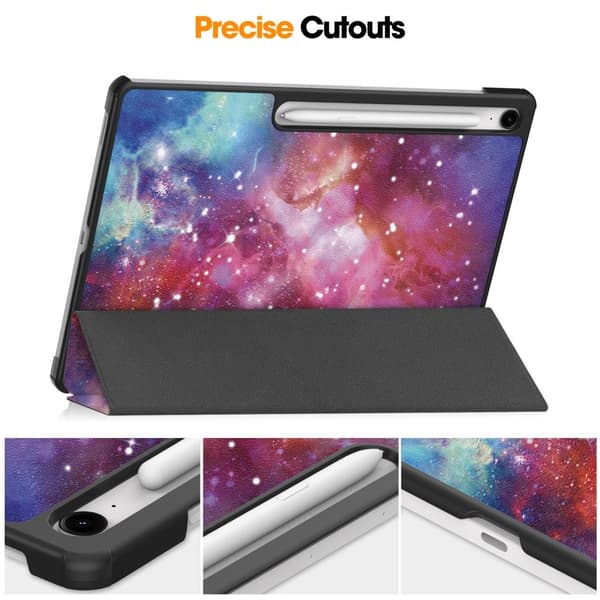 Samsung Galaxy Tab S10 FE Plus Fodral Tri-fold Stjärnhimmel
