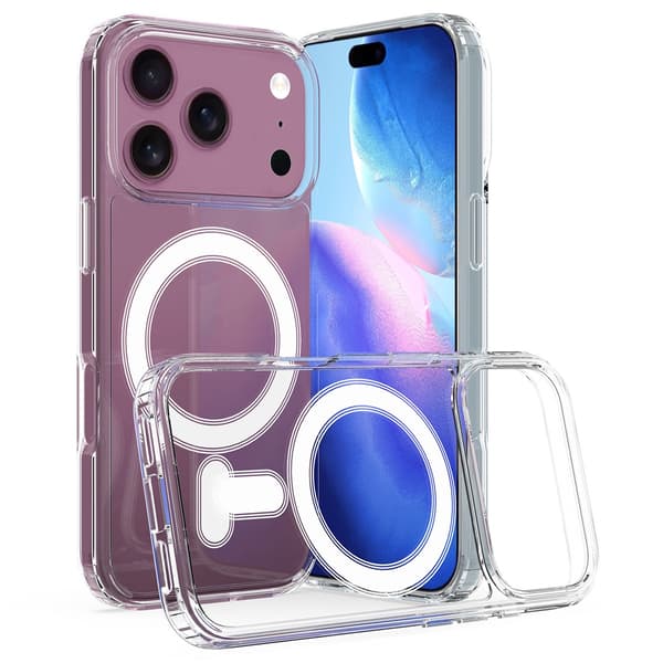 Transparent skal till iPhone 18 Pro Max MagSafe