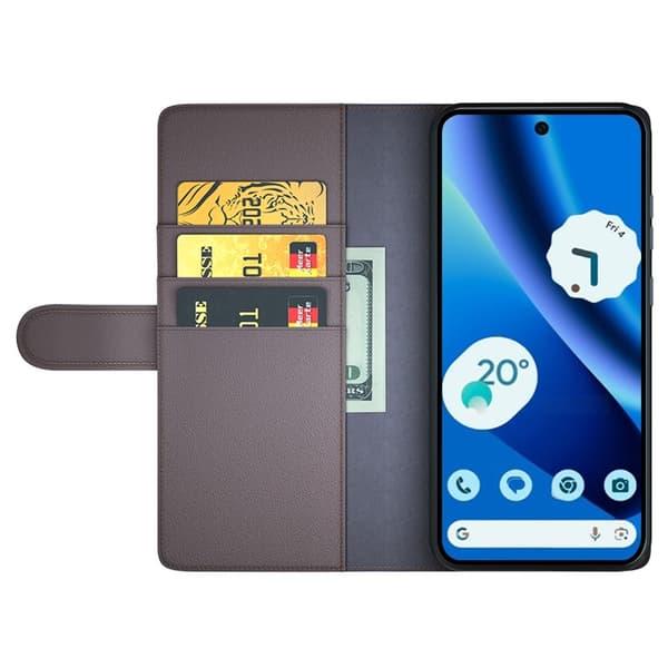 Äkta Läderfodral Google Pixel 10a Brun
