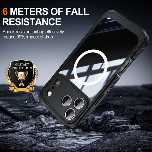 Ultra Full Protection MagSafe Case iPhone 17 Pro Black