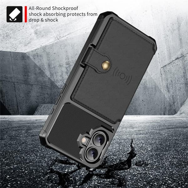 Multi-Slot Case iPhone 17 Svart