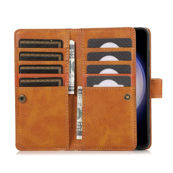 Plånboksfodral Multi-Slot Samsung Galaxy S26 Plus Cognac