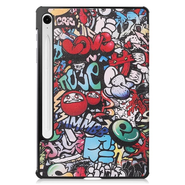 Samsung Galaxy Tab S10 Lite Fodral Tri-fold Graffiti