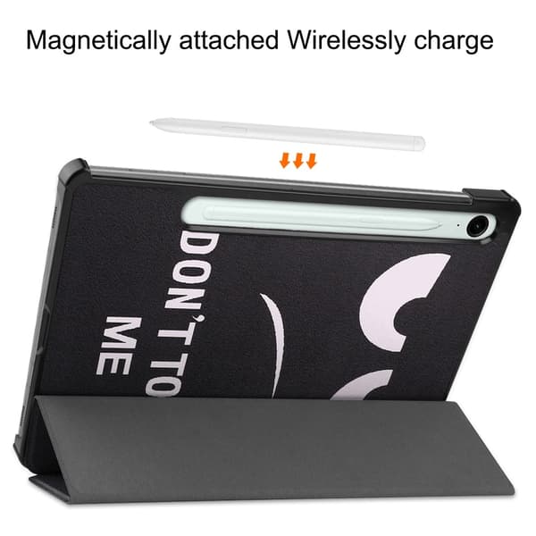 Samsung Galaxy Tab S10 FE Fodral Tri-fold Don't Touch Me