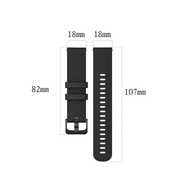 Silikonarmband Garmin Vivoactive 4s Svart