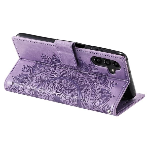 Läderfodral Mandala Samsung Galaxy A57 Lila