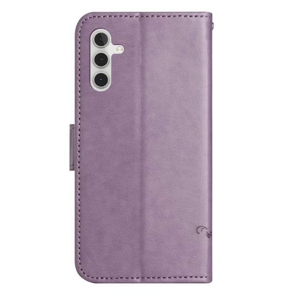 Läderfodral Fjärilar Samsung Galaxy A26 Lila