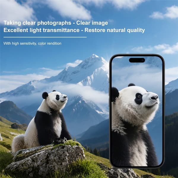 Imak Härdat Glas Linsskydd iPhone 17 Genomskinlig