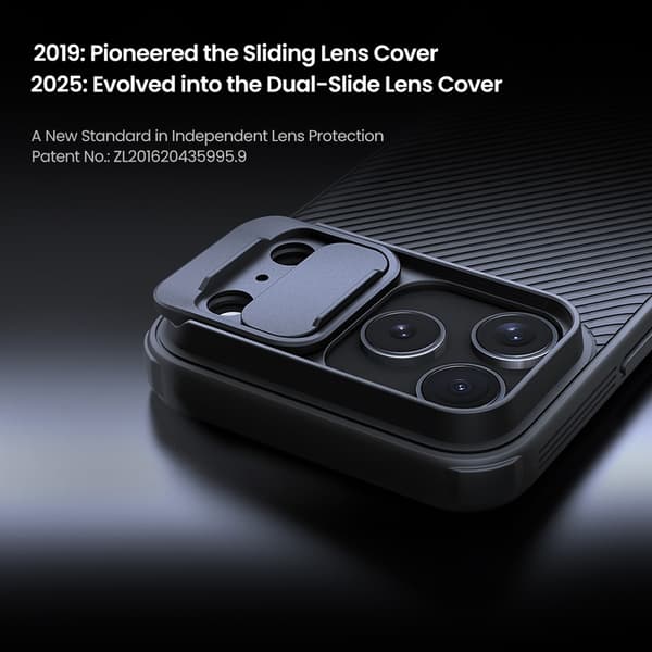 Nillkin CamShield Skal iPhone 17 Pro Max Svart