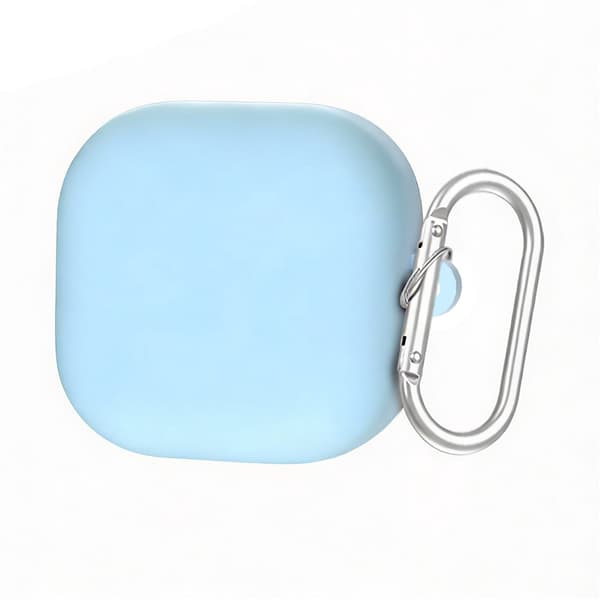 Silikonskal Med Karbinhake Samsung Galaxy Buds 4 Pro Ljusblå
