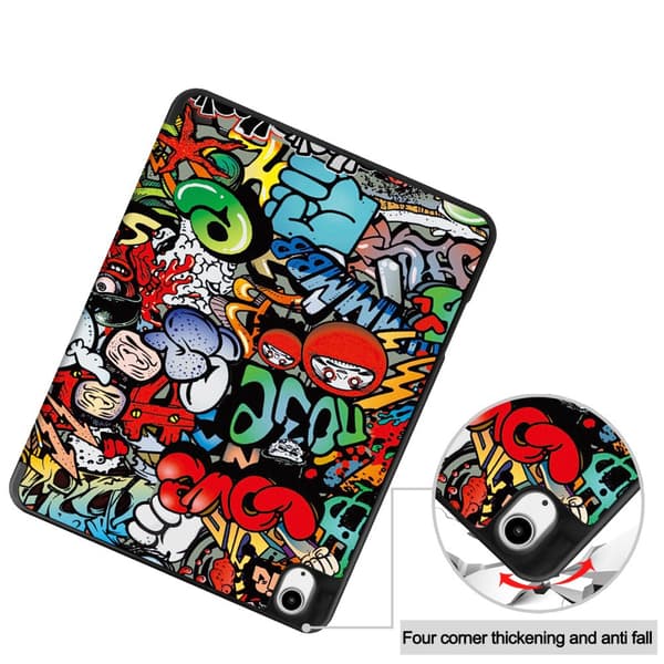 Apple iPad Air 13 3rd Gen (2026) Fodral Tri-fold Graffiti