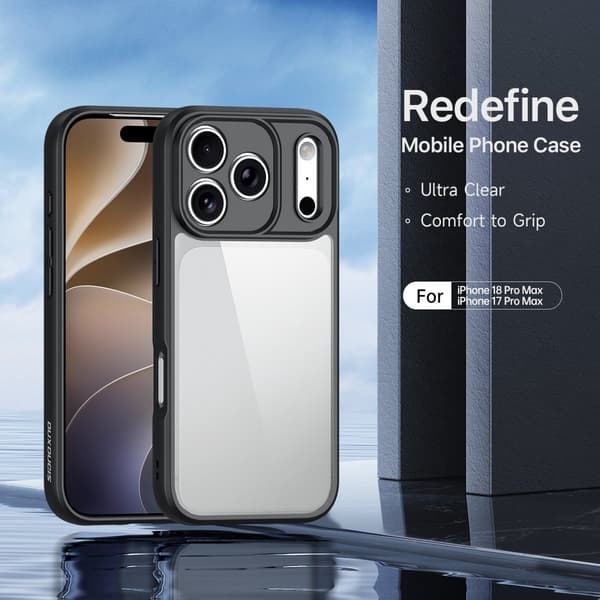 Dux Ducis Mobilskal till iPhone 18 Pro Max Svart