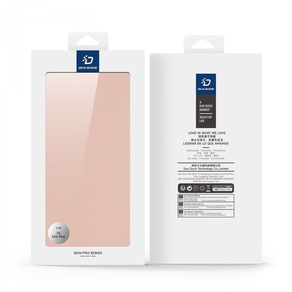 Dux Ducis Skin Pro Läderfodral Samsung Galaxy S26 Plus Rosa