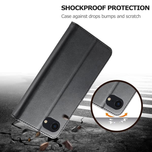 LC.IMEEKE Plånboksfodral iPhone 16e Svart