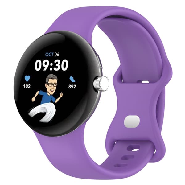 Silikonarmband Google Pixel Watch 4 41mm Lila