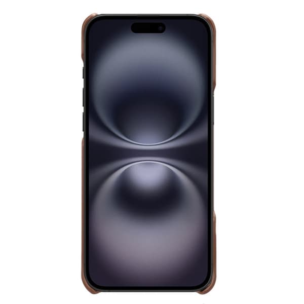 Läderskal Med Kortfack iPhone 17 Brun