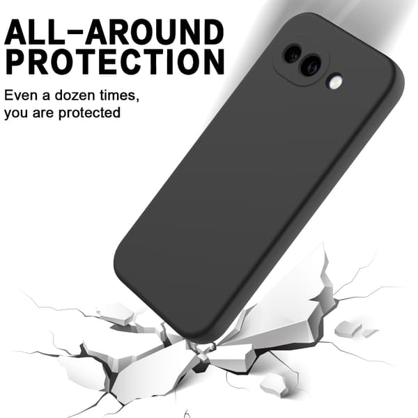 Silikonskal Google Pixel 10a Svart