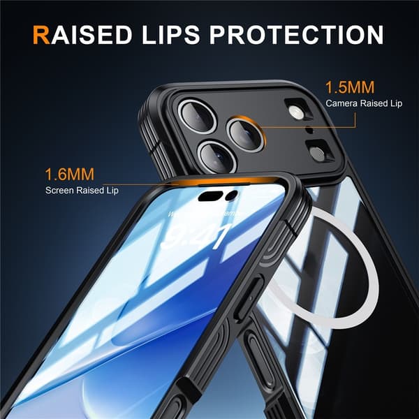 Ultra Full Protection MagSafe Case iPhone 17 Pro Black
