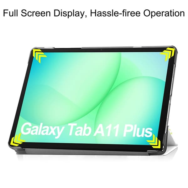 Samsung Galaxy Tab A11 Plus Fodral Tri-fold Katt