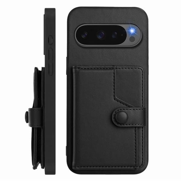 Plånboksskal RFID-skydd Google Pixel 10 Pro Svart