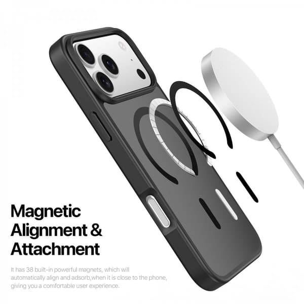 Dux Ducis Mobilskal till iPhone 18 Pro Max MagSafe matt Svart