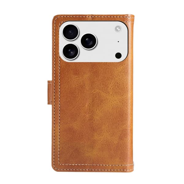 Plånboksfodral Multi-Slot iPhone 17 Pro Max Cognac