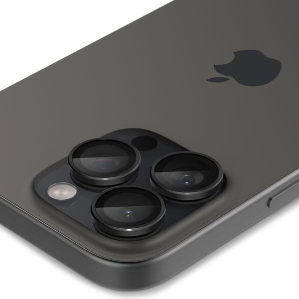Spigen iPhone 17 Pro Max EZ Fit Optik Pro Lens Protector 2-pack Black