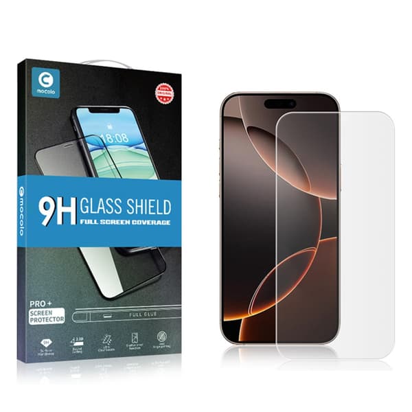 Mocolo Skärmskydd till iPhone 18 Pro i härdat glas