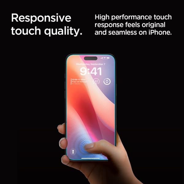 Spigen iPhone 17 Pro Max Screen Protector Privacy GLAS.tR EZ Fit (2-Pack)