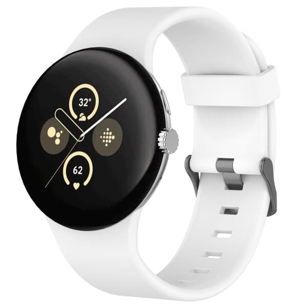 Silikonarmband Google Pixel Watch 4 45mm Vit