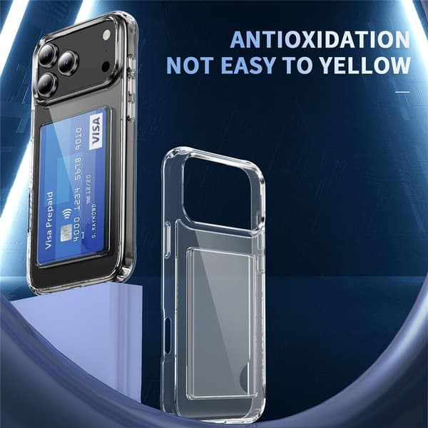 Skal Kortfack iPhone 17 Pro Max Genomskinlig
