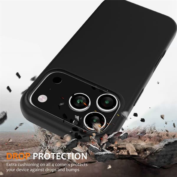 MagSafe Silikonskal iPhone 17 Pro Max Svart