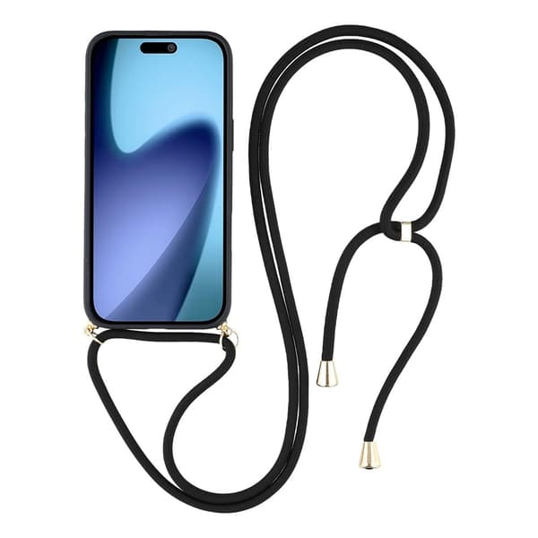 iPhone 17 Pro Skal Halsband Svart