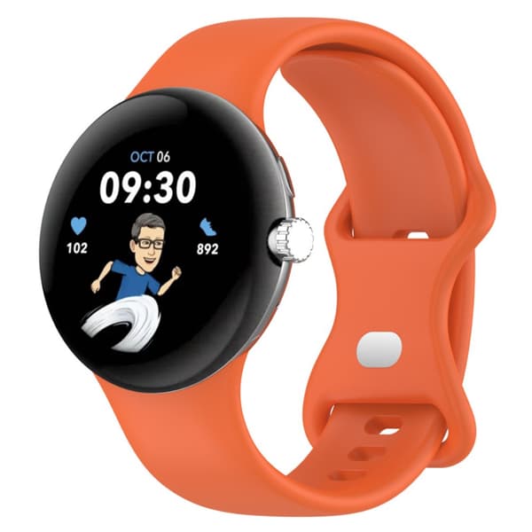 Silikonarmband Google Pixel Watch 4 41mm Orange