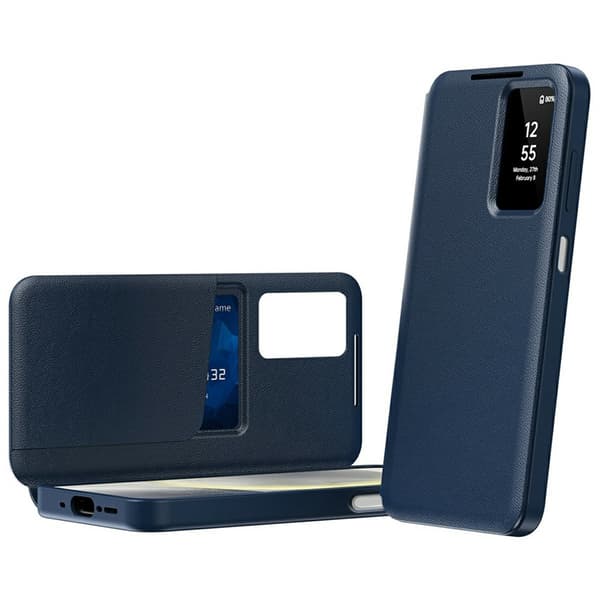 Läderfodral Smart View Samsung Galaxy A37 Blå