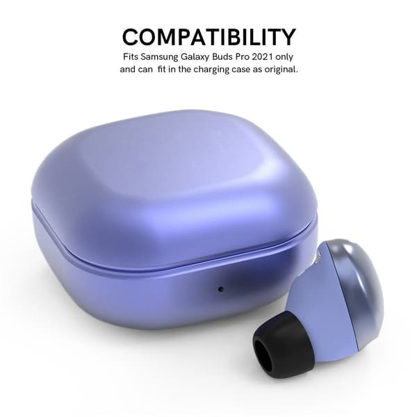 Ahastyle Galaxy Buds Pro Ear Tips (3-pack) Memory Foam Svart