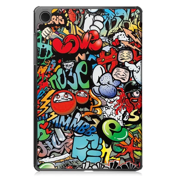 Samsung Galaxy Tab A11 Plus Fodral Tri-fold Graffiti