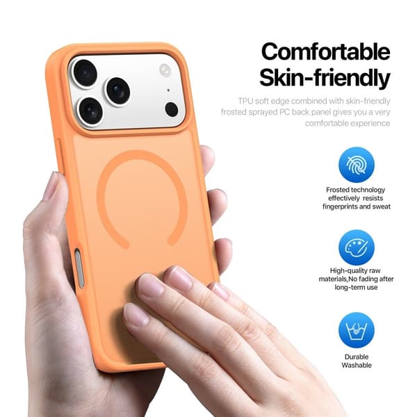 Dux Ducis Yind Series Case MagSafe iPhone 17 Pro Orange