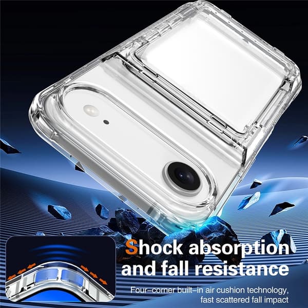 Skal Kortfack Kickstand iPhone Air Transparent