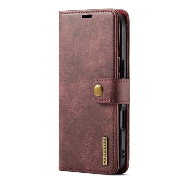 DG.MING 2-in-1 Magnet Wallet iPhone Air Red