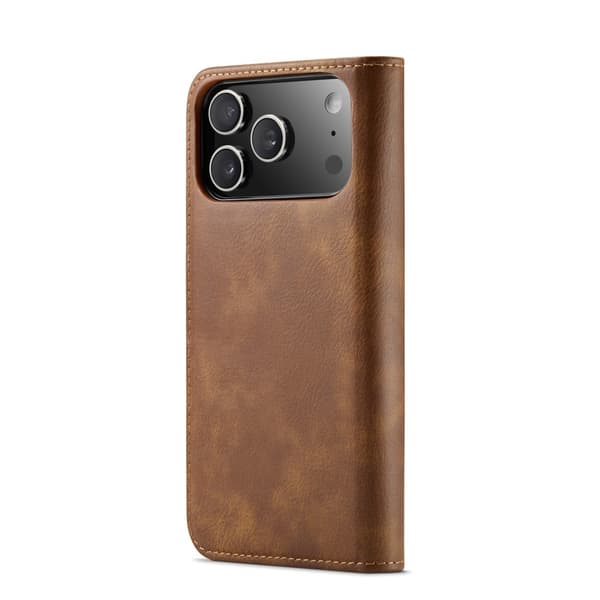 DG.MING 2-in-1 Magnet Wallet iPhone 17 Pro Max Cognac