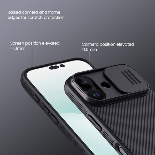 Nillkin CamShield Skal iPhone 17 Svart