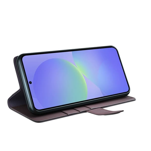 Äkta Läderfodral Samsung Galaxy A37 Brun