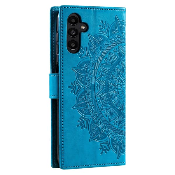 Läderfodral Mandala Samsung Galaxy A57 Blå