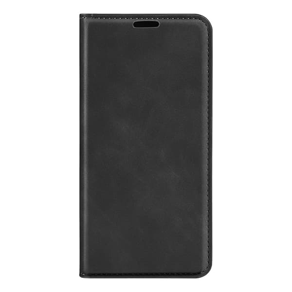Plånboksfodral Skin-touch till iPhone 18 Pro Max med kortfack Svart