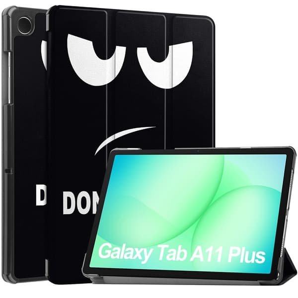 Samsung Galaxy Tab A11 Plus Fodral Tri-fold Don't Touch Me