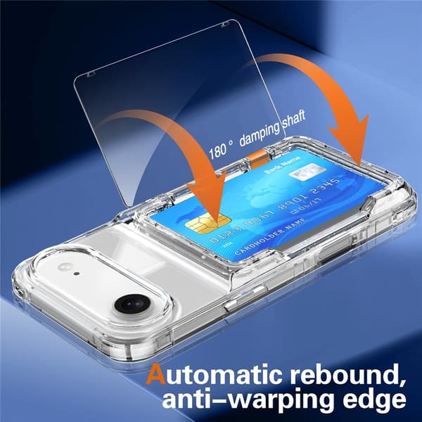 Skal Kortfack Kickstand iPhone Air Transparent