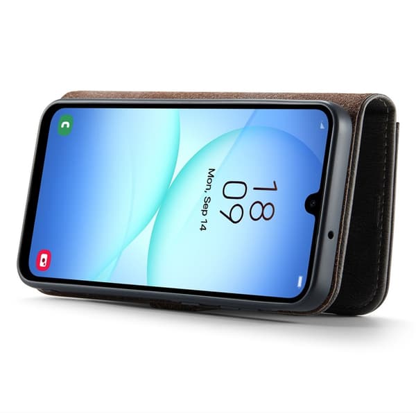 DG.MING 2-in-1 Magnet Wallet Samsung Galaxy A17 Brown